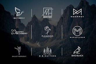 make modern luxury minimalist business logo design