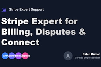 be your stripe expert for end to end support