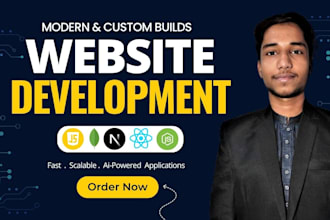 build ai software development, full stack website