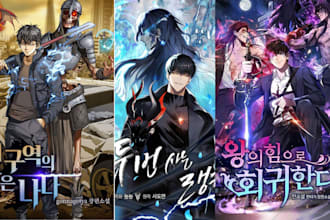 draw webnovel webtoon novel cover art shonen anime manga webtoon comic book cove