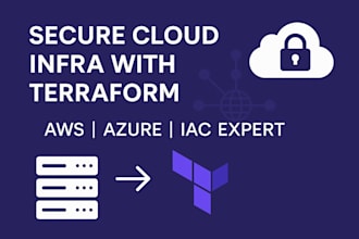 deploy secure AWS or azure infrastructure using terraform