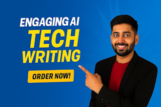 write SEO blog posts for tech, ai, and startup websites