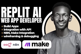 replit project replit ai integration n8n automation n8n ai agent zapier expert