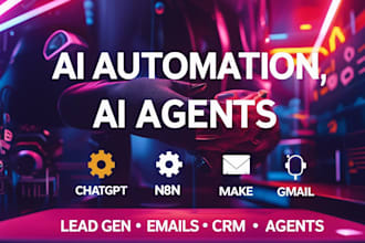 build custom ai workflow, automation agents, voice agents