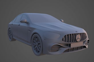 model realistic 3d vehicles, cars, and trucks for games or rendering