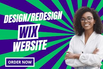 do wix website design, redesign wix website, wix online store