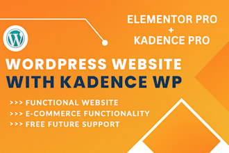 design kadence, generatepress, astra pro, avada, divi wordpress website