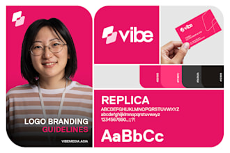 design a professional logo and brand guideline