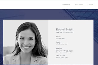 build a personal resume website to properly showcase your skills