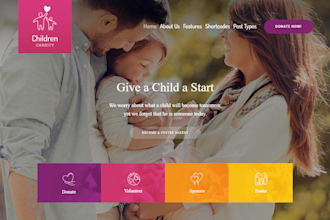 nonprofit website, charity website, 501c3, donation website, non profit website