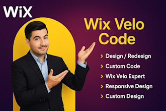 do custom wix velo , wix velo code , wix studio website