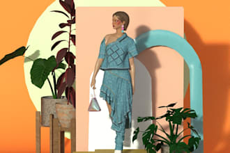 create realistic 3d fashion product visualization and simulation using clo 3d