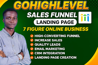 build converting gohighlevel website, ghl automation workflow setup ghl crm