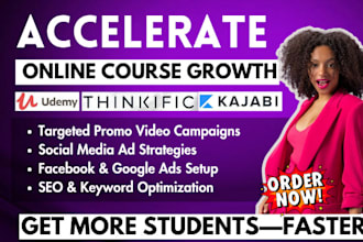 do health and wellness udemy online course promotion kajabi thinkific promotion