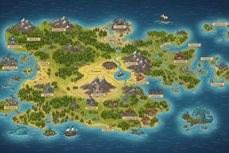 design detailed vector maps for your game, city, or event   game map map