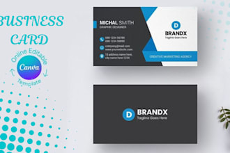 design amazing  business cards, holiday card, birthday wishes card  in canva