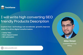 craft high converting product listings for amazon shopify daraz etsy