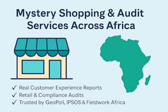 conduct retail audit and recruitment in africa