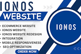 do ionos ecommerce ionos website design ionos website redesign SEO setup
