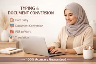 convert PDF, image, or scanned files to word with accurate typing