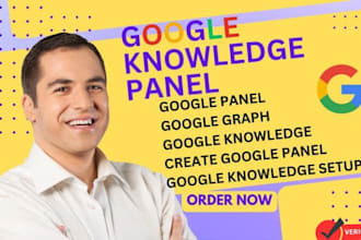 create, claim and set up verified google knowledge paniel for all categories