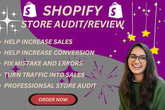 do shopify audit store optimization conversion rate optimization website audit
