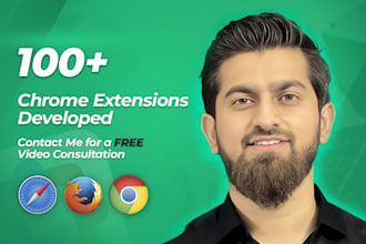 develop custom chrome extensions, ai agents,  software development