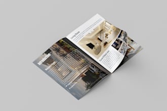 create or redesign commercial real estate offering memorandum, flyer, brochure