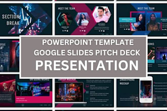 design powerpoint presentation, google slides, powerpoint template, pitch deck
