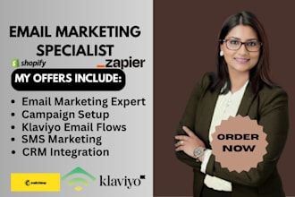 do kalviyo brevo mailchimp welcome flow abandoned cart sync shopify with zapier