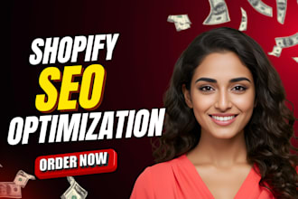 optimize your shopify website, ecommerce store and redesign website for SEO
