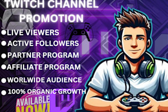 boost twitch live viewers for your live stream
