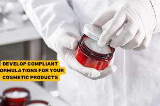 develop compliant formulations for your cosmetic products