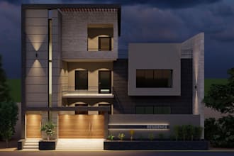 revamp 3d modern elegant house,cozy dining,kitchen design,rhino render,2d layout