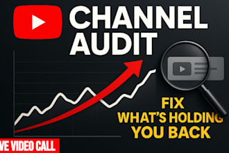audit your youtube channel on a live video call