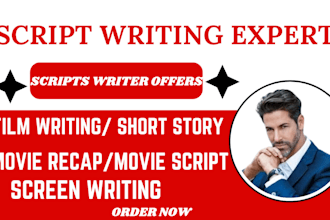 do screenwriting screenplay movie script podcast ad script copy story writing