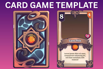 custom trading card game design tabletop tcg card template ccg rpg game mtg deck