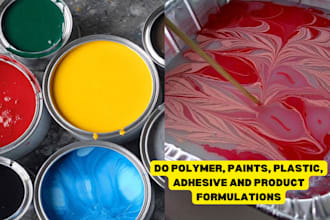 develop a paint formulation, polymer, color products and chemical products