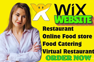 design restaurant website, online food store, virtual restaurant, food catering