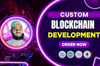 be your blockchain developer for solidity smart contract web3 dapp development