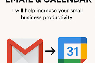 set up gmail, calendar and drive for your small business