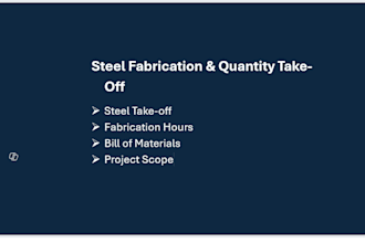 complete takeoffs and provide bom for your steel projects