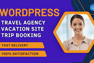 wordpress travel agency website tour packages trip booking