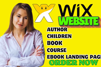 design wix children books website children author website children book pages