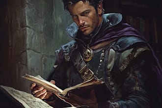 draw your dnd character art