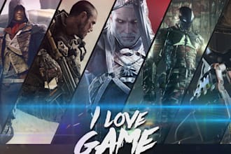 design eye catching gaming banner, twitch, esports, youtube cover