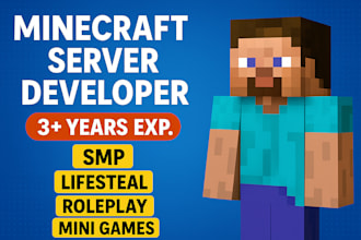 develop and customize your minecraft server