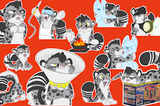 draw furry telegram sticker pfp nsfw furry sticker badge discord sticker gif