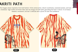 design custom t shirt and merch graphics for your brand