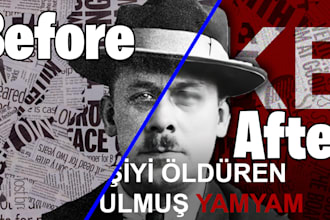 create a dark mystery documentary thumbnail